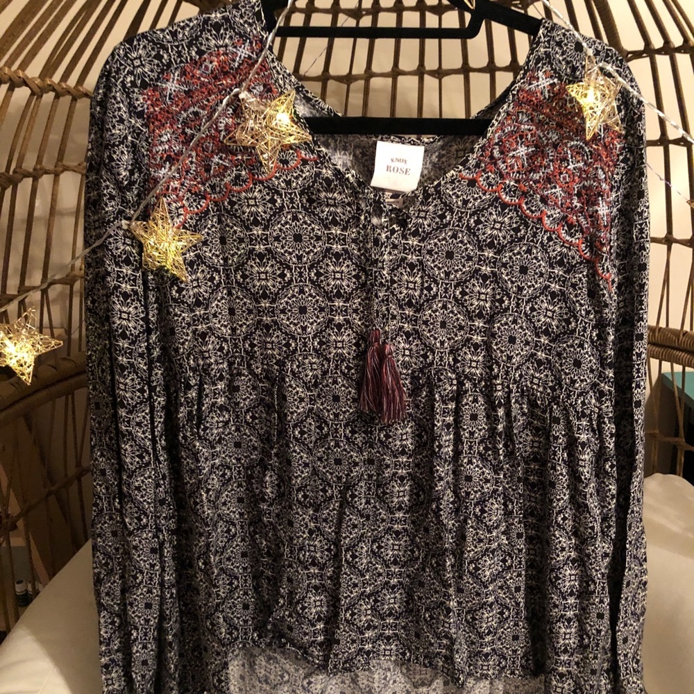 embroidered top